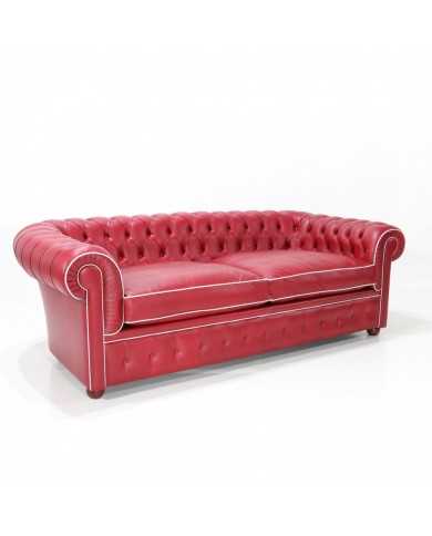 CHESTER LARGE Sofa aus Leder in verschiedenen Farben