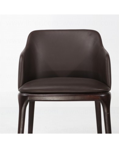OTELLO Stuhl MIT ARMLEHNEN aus Stoff, Leder oder Samt