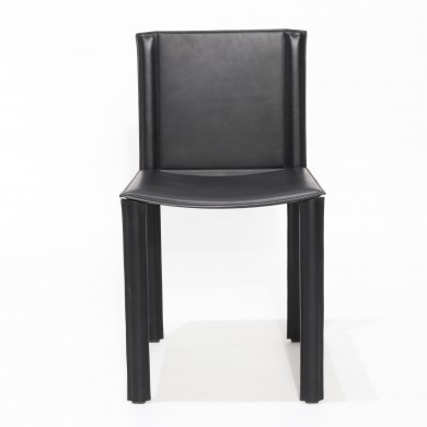 INN 2 Stuhl aus Leder in verschiedenen Farben