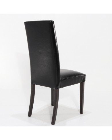 LADY ONE chair in fabric or leather in various colours