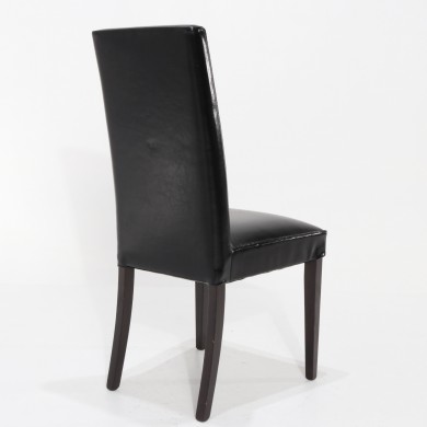 LADY ONE chair in fabric or leather in various colours