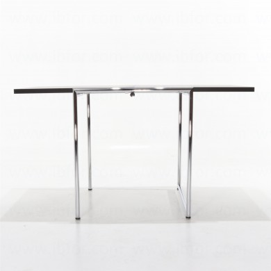 EILEEN CROMO extendable table in liquid laminate in various