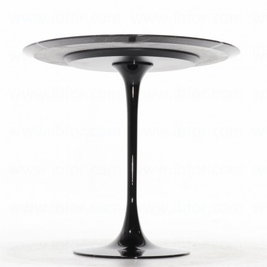 TULIP Tisch aus schwarzem Marquinia-Marmor, verschiedene Größen