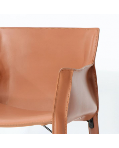 SEATTLE armchair in leather in various colours