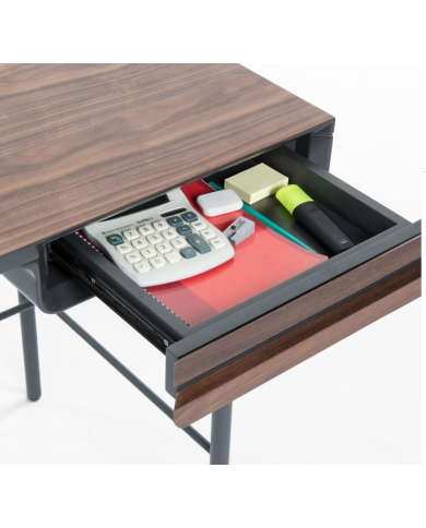 LAPTOP-Schreibtisch aus Walnussfurnier