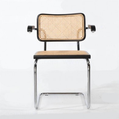 BREUER VIENNA chair with natural or black armrests