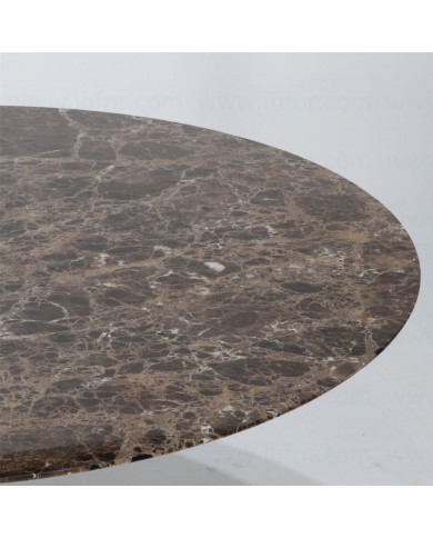 Table basse TULIP en marbre Emperador différentes tailles