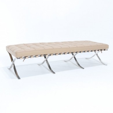 Barcelona leather bench (3 places)