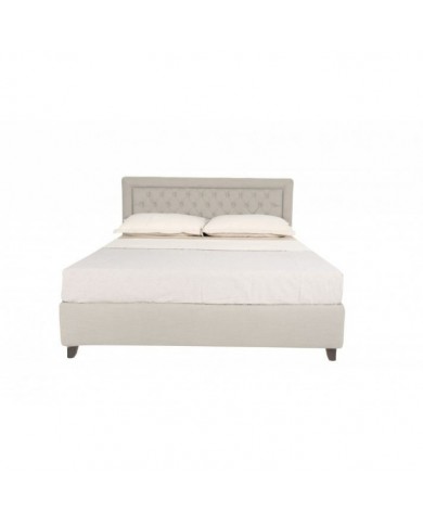 CHERIE double bed in fabric, leather or velvet in various