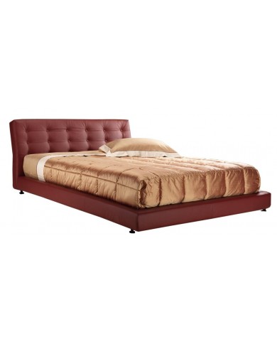 CAMBRIDGE double bed in fabric, leather or velvet in various