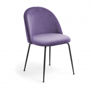 MYHOME-Stuhl, gesteppt aus Stoff, Leder oder Samt in