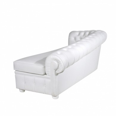 CHESTER capitonné daybed in leather various finishes