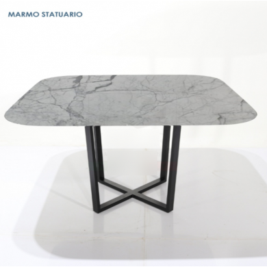 Table carrée en marbre AVA en différentes finitions et tailles