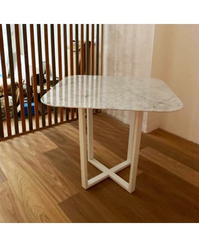 AVA square marble table in various finishes and sizes