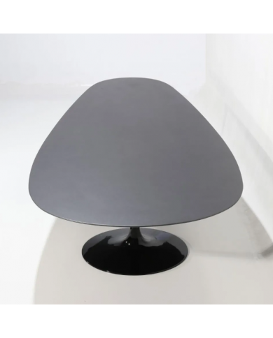 DROP table in black or white liquid laminate