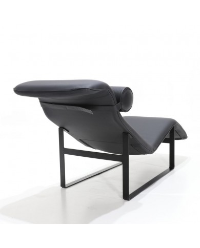 ARCHI chaise longue in fabric, leather or velvet, various