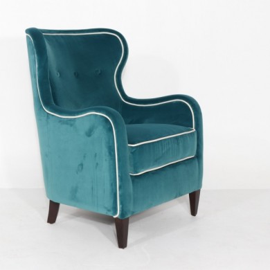 GRANNY 2 armchair in fabric, leather or velvet, various colours