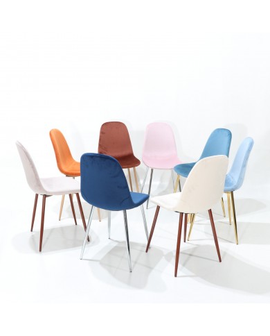 LOFT-Stuhl aus Stoff, Leder oder Samt in verschiedenen Farben