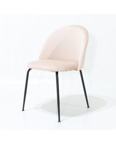 MYHOME MARBLE Stuhl aus schmutzabweisendem Samt