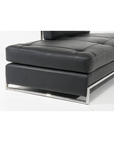 EILEEN GRAY sofa bed with container in leather in various