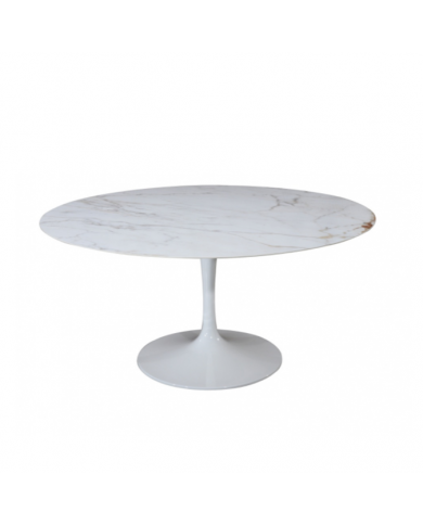 TULIP table with ceramic top in various finishes and sizes