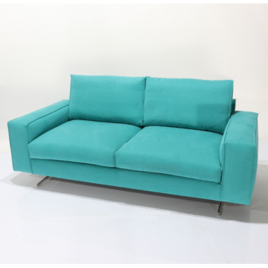 MONTREAL 2 seater sofa in fabric or velvet various colours