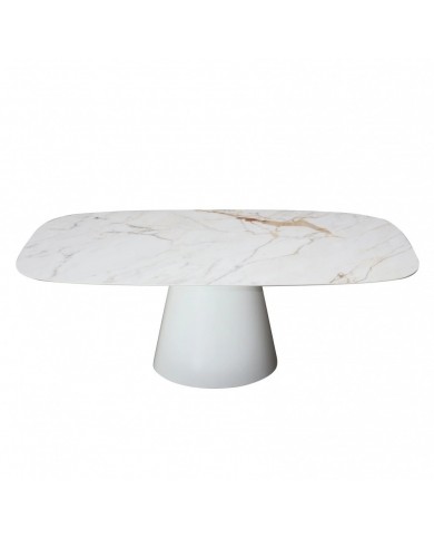 ANDROMEDA barrel-shaped ceramic table in various sizes and