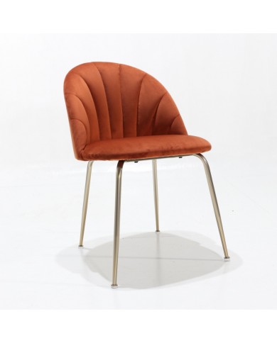 Stuhl ARIANNE aus Stoff, Leder oder Samt in verschiedenen Farben