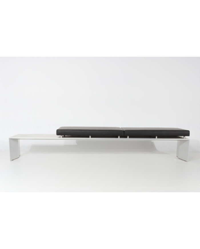 SLIM bench in various colored fabric