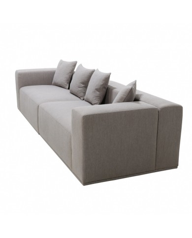 BOLLA TWO sofa 270 cm in fabric, leather or velvet various