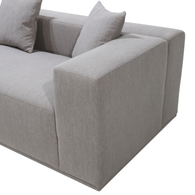 BOLLA TWO sofa 270 cm in fabric, leather or velvet various