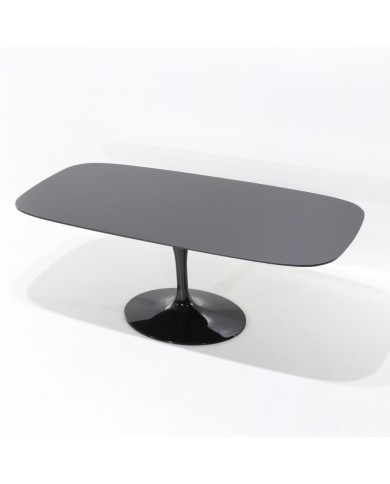TULIP table with liquid laminate barrel top in various sizes