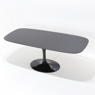 TULIP table with liquid laminate barrel top in various sizes
