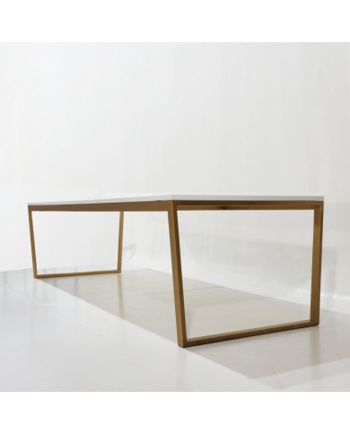 CONIX table with MDF wooden top in various sizes and finishes