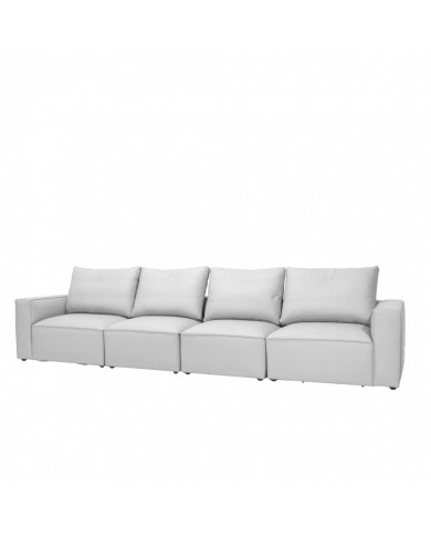 BOLLA RULLO composition sofa in fabric, leather or velvet in