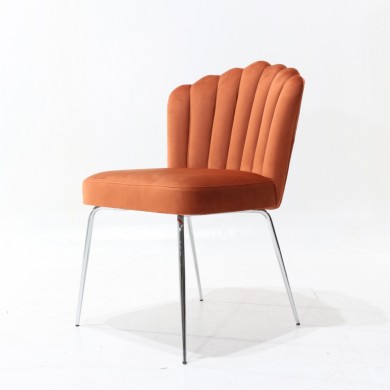HAND chair in stain-resistant velvet in various colours