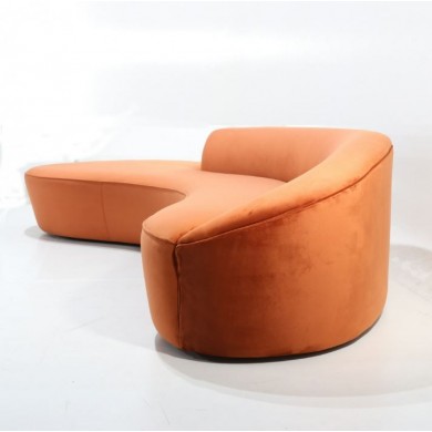 INSIEME sofa in fabric, leather or velvet in various colours