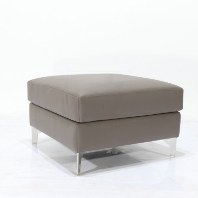 FREEMAN container pouf in fabric, leather or velvet in various