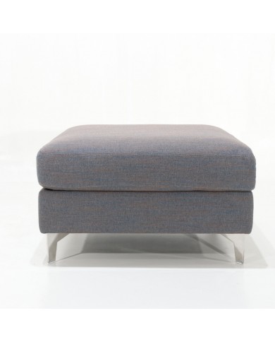 FREEMAN container pouf in fabric, leather or velvet in various