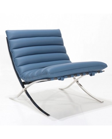 BIDUE armchair in fabric, leather or velvet in various colours