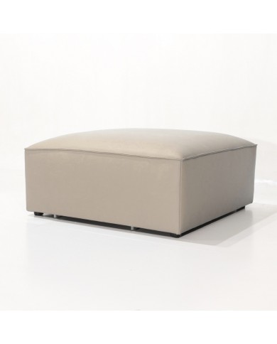 BOLLA pouf in fabric, leather or velvet in various colours