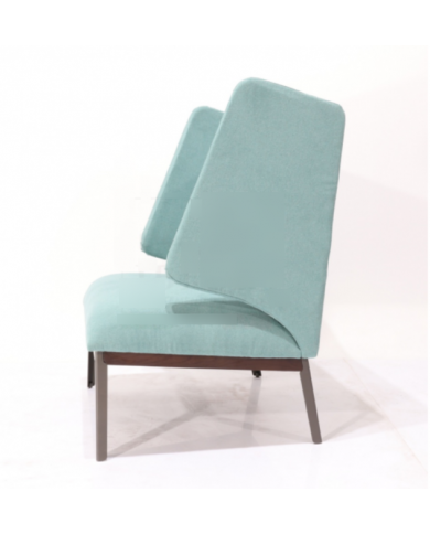 AMARANTO armchair in fabric, leather or velvet in various