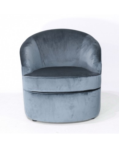 COLETTE armchair in fabric, leather or velvet in various colours