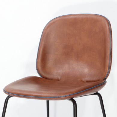 ODETTE chair in fabric, leather or velvet various colours
