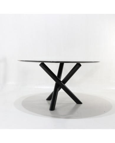 Tavolo X-TABLE tondo in ceramica varie misure e finiture