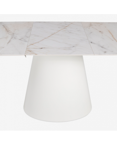 Table extensible ANDROMEDA BOTTE en céramique effet marbre