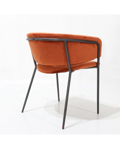 MISSANDEI-Sessel, gesteppt aus Stoff, Leder oder Samt in