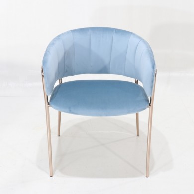 MISSANDEI-Sessel, gesteppt aus Stoff, Leder oder Samt in