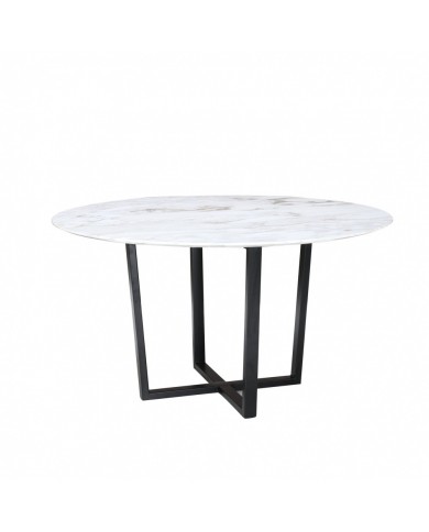 AVA round top table in Statuario marble, various sizes