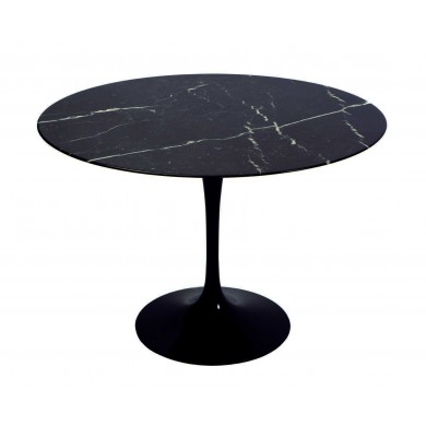 TULIP coffee table in black Marquinia marble, various sizes